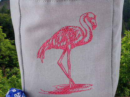 Flamingo Dice Bag