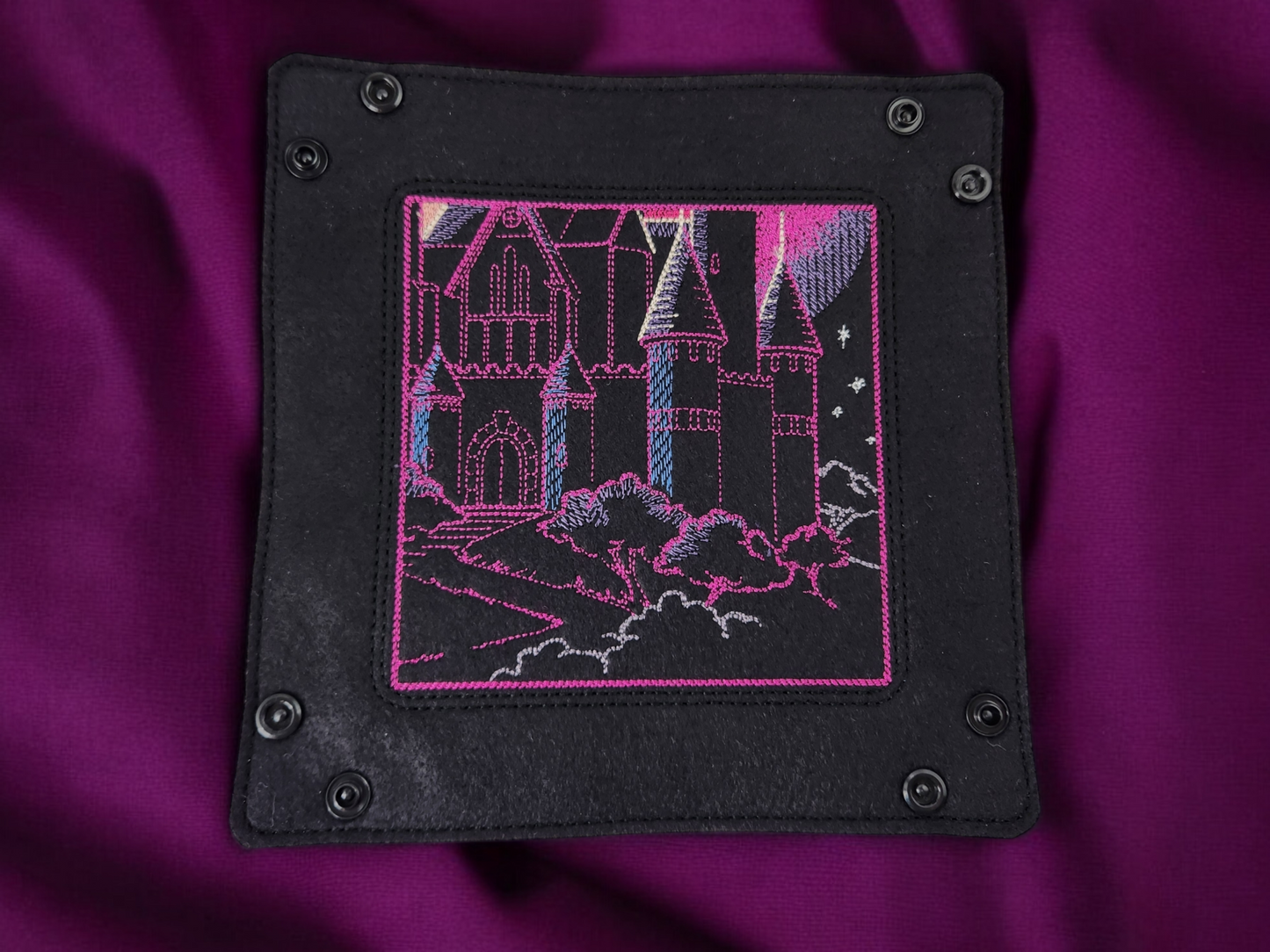 Fantasy castle dice tray