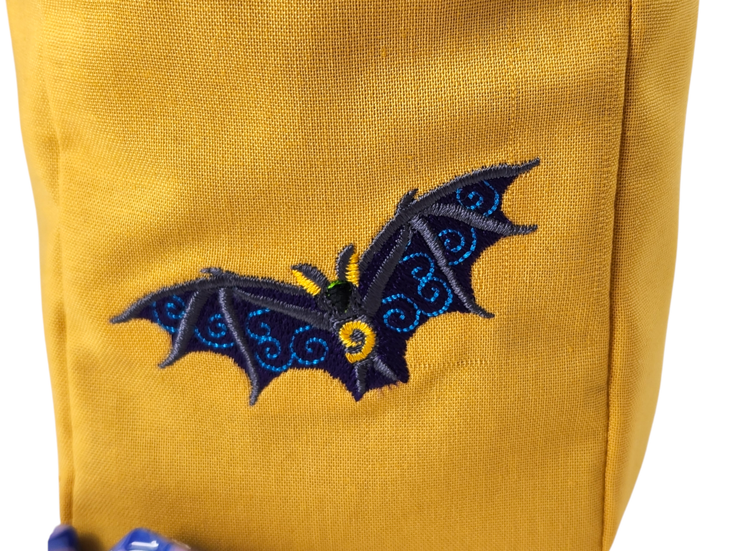 Colorful little bat dice bag