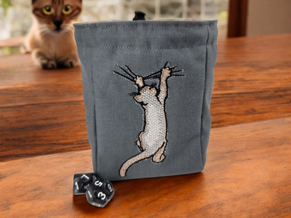 Siamese cat dice bag