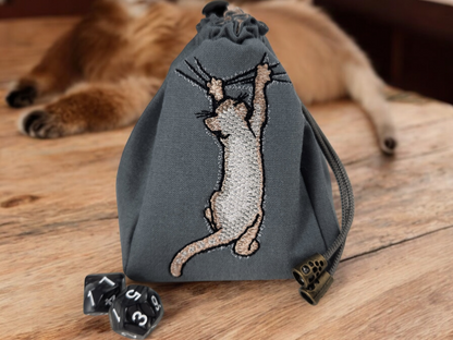 Siamese cat dice bag