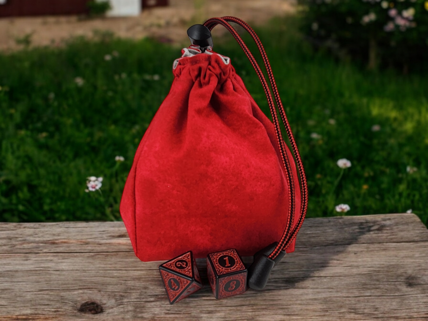 Funny chicken butt dice bag