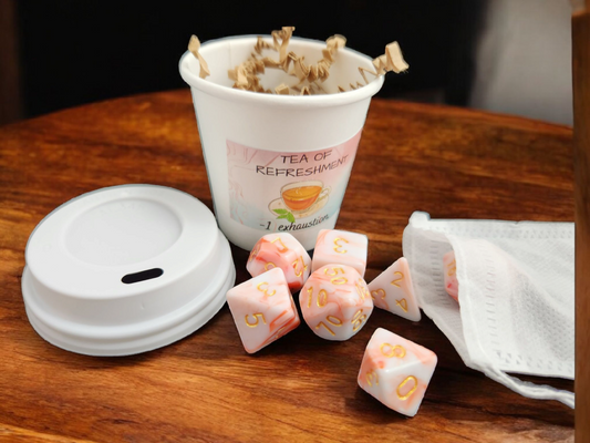 Tea of Refreshment dice set