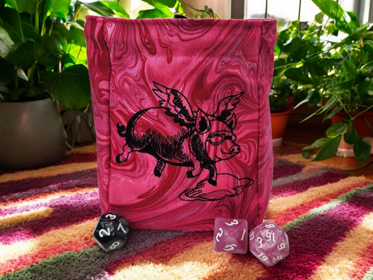 When Pigs Fly Dice Bag