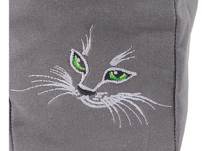 Russian Gray cat dice bag