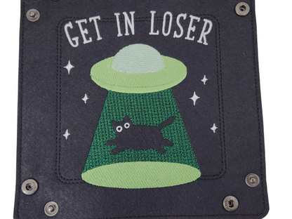 UFO visit dice tray