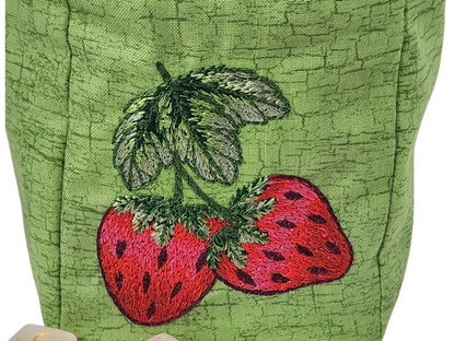 Strawberry dice bag