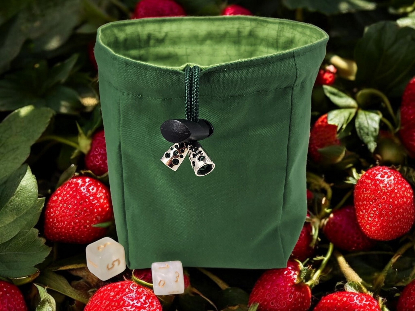 Strawberry dice bag
