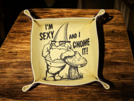 Sexy gnome dice tray