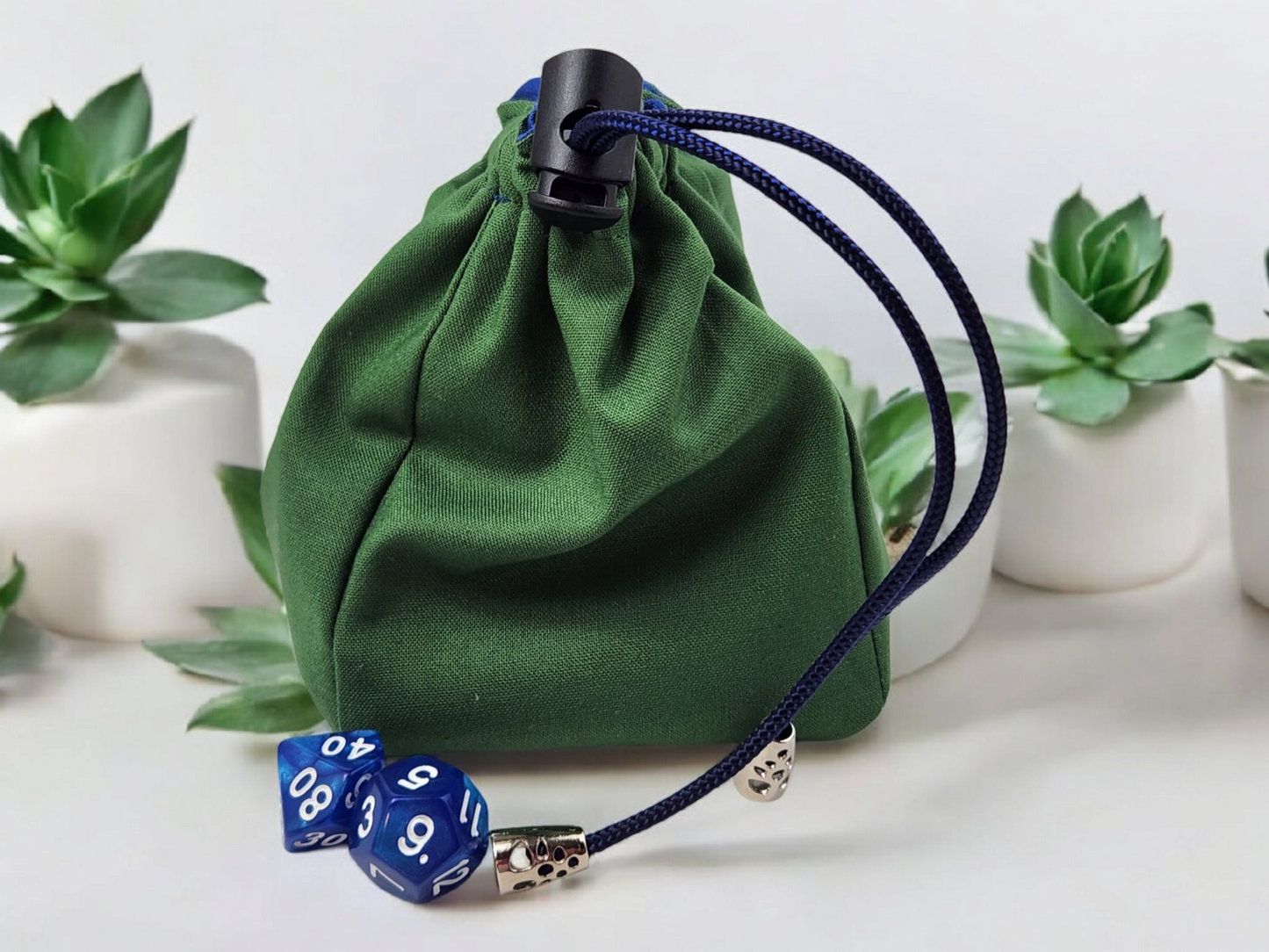 Gnome and flower dice bag