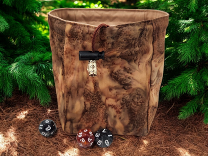 Cute squirrel dice bag/ extra large