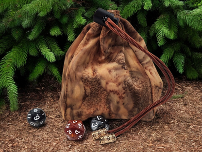 Cute squirrel dice bag/ extra large