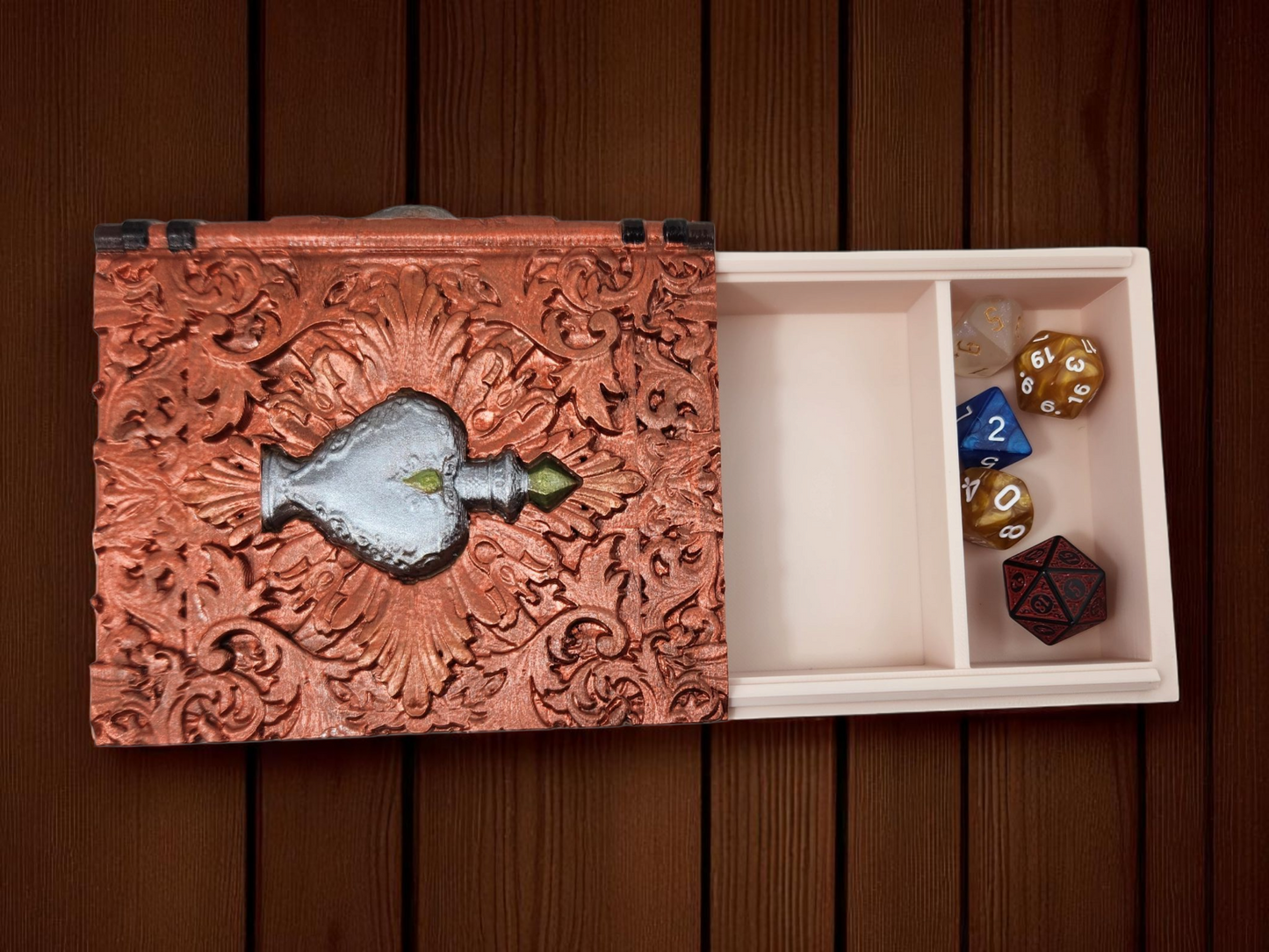 Potion dice and card tome