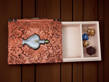 Potion dice and card tome