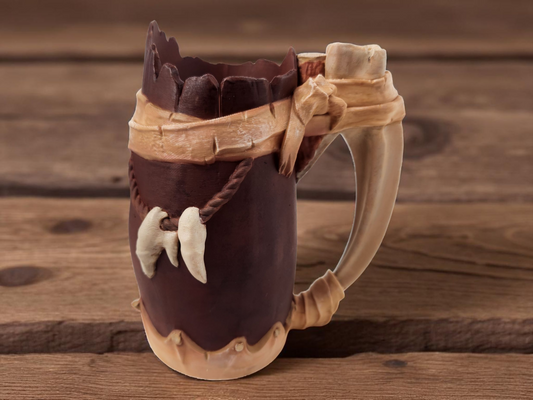 Barbarian mug drink holder.