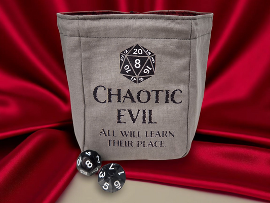 Chaotic Evil Dice Bag