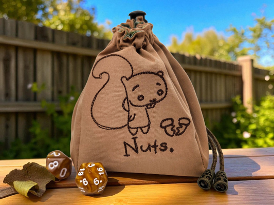 dice bag funny squirrel