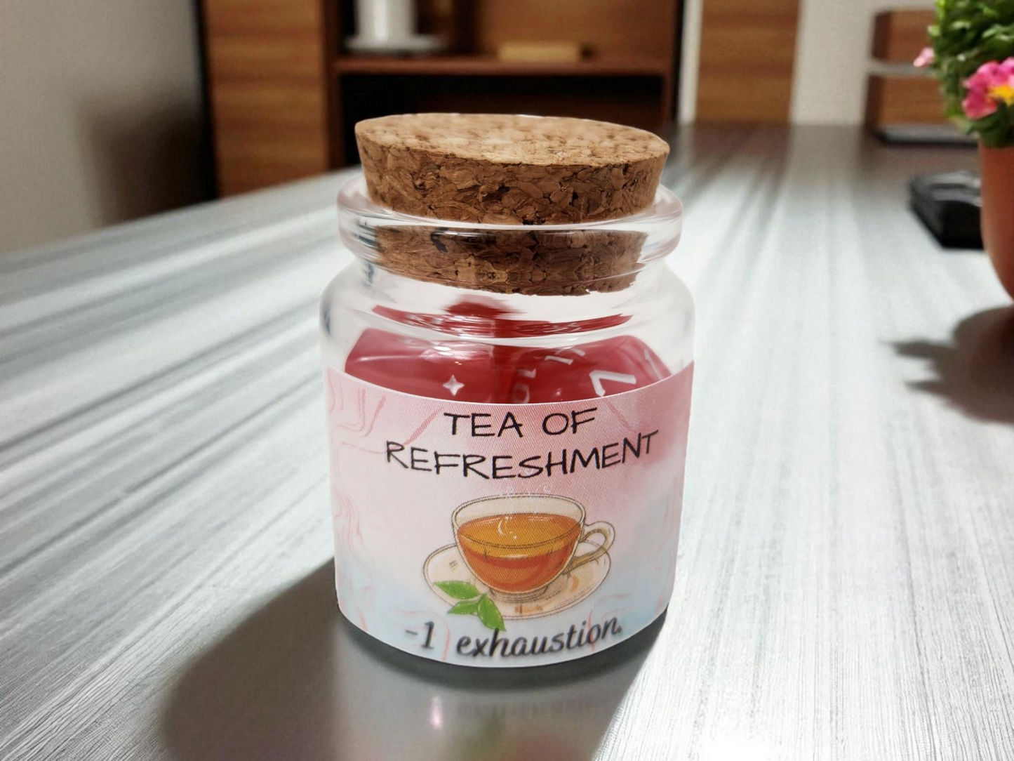 Tea of Refreshment dice jar potion