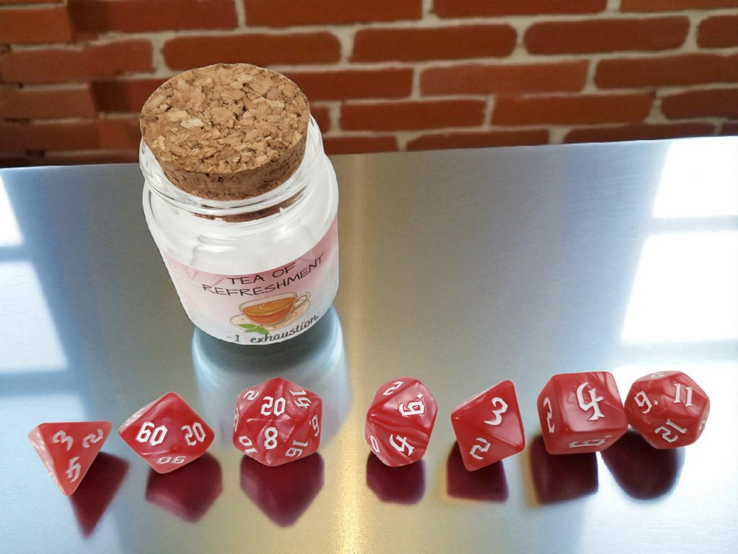 Tea of Refreshment dice jar potion