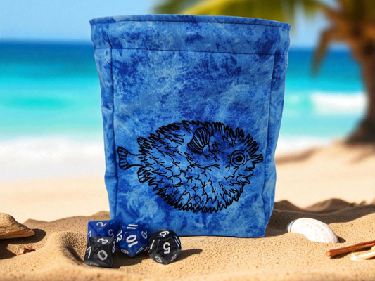 Pufferfish Dice Bag