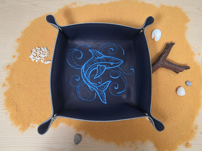 Shark gift set, dice tray and dice bag