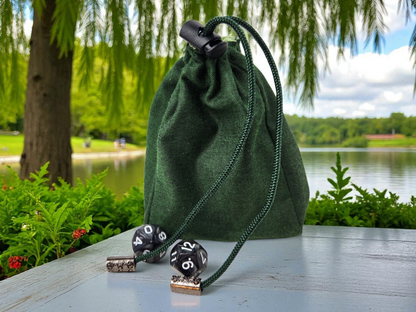 Frog gift set, dice tray and dice bag