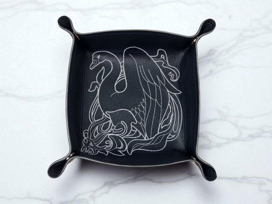 Swan dice tray