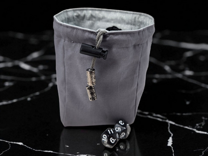 Dark wolf dice bag