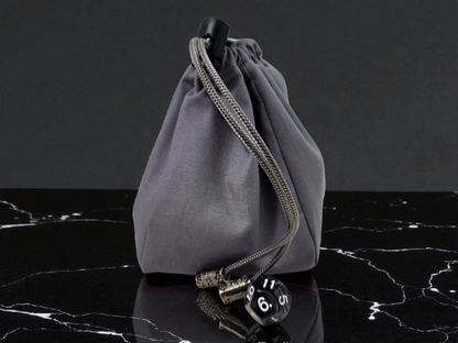 Dark wolf dice bag