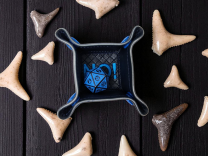 Shark dice tray gift set