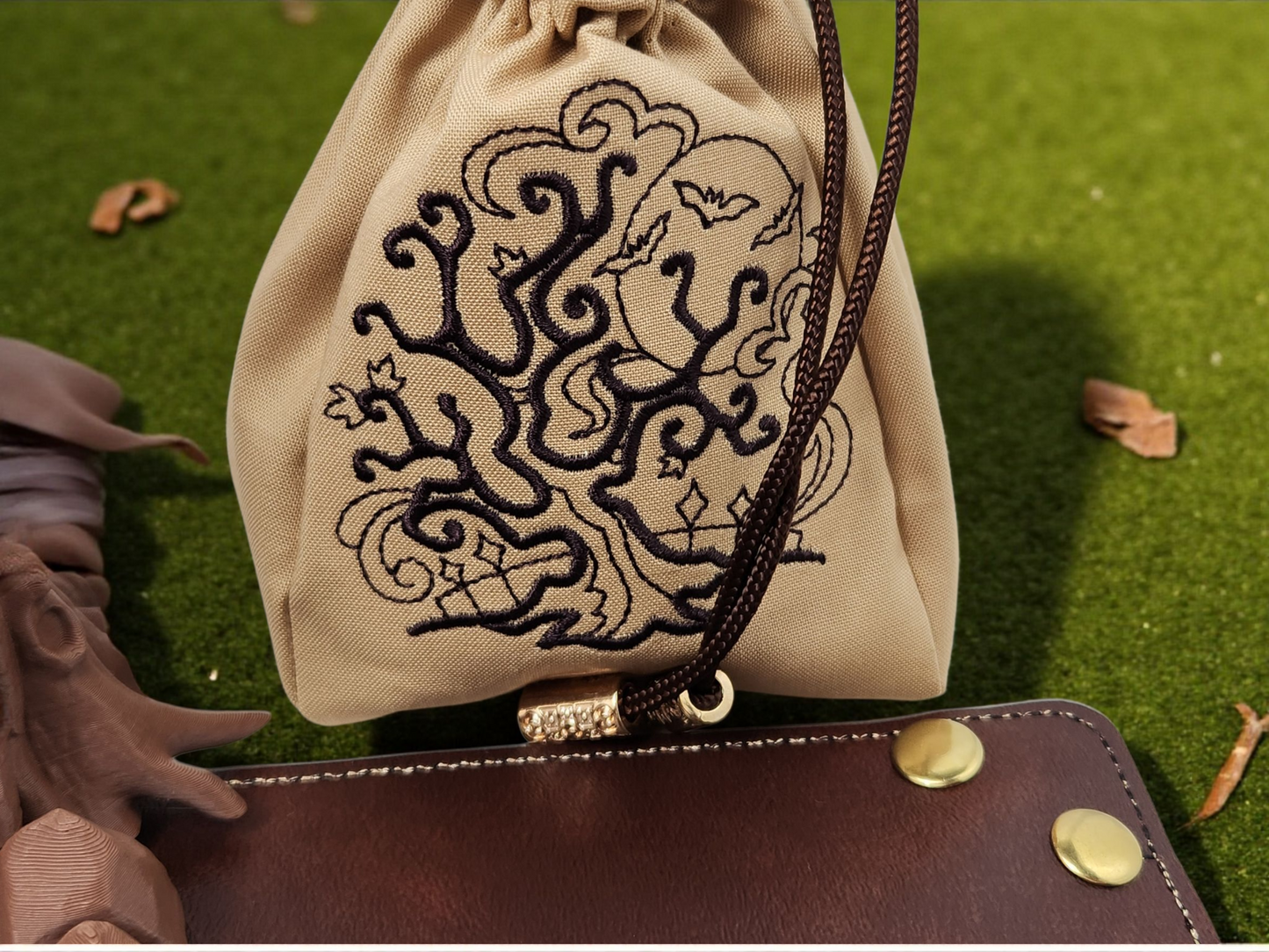 Creepy tree gift set, dice tower, dice bag and dice tray