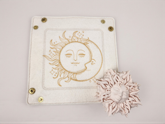 Sun and moon gift set, dice tray and sun dice box