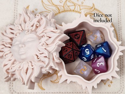 Sun and moon gift set, dice tray and sun dice box