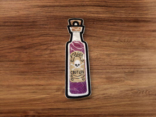 Poison bottle bookmark
