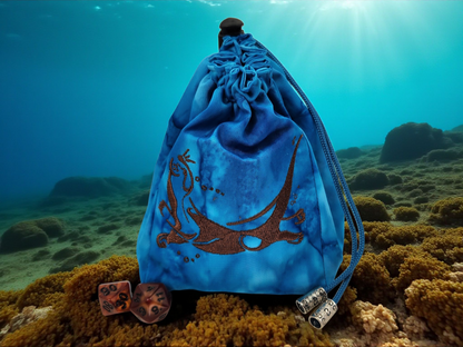 Sea Otter cat dice bag, extra large