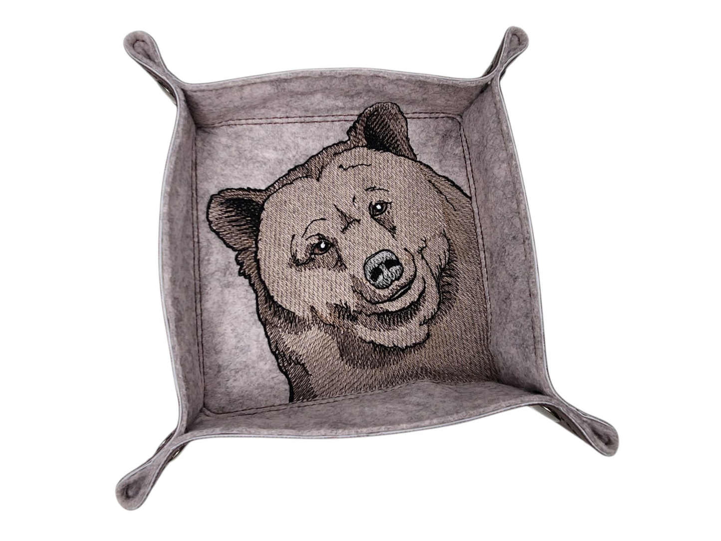 Peeking Bear Dice Tray