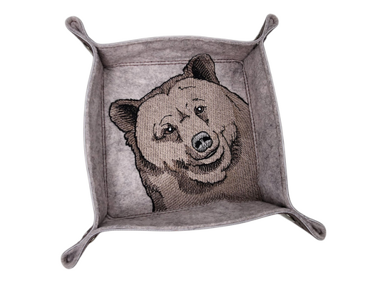 Peeking Bear Dice Tray