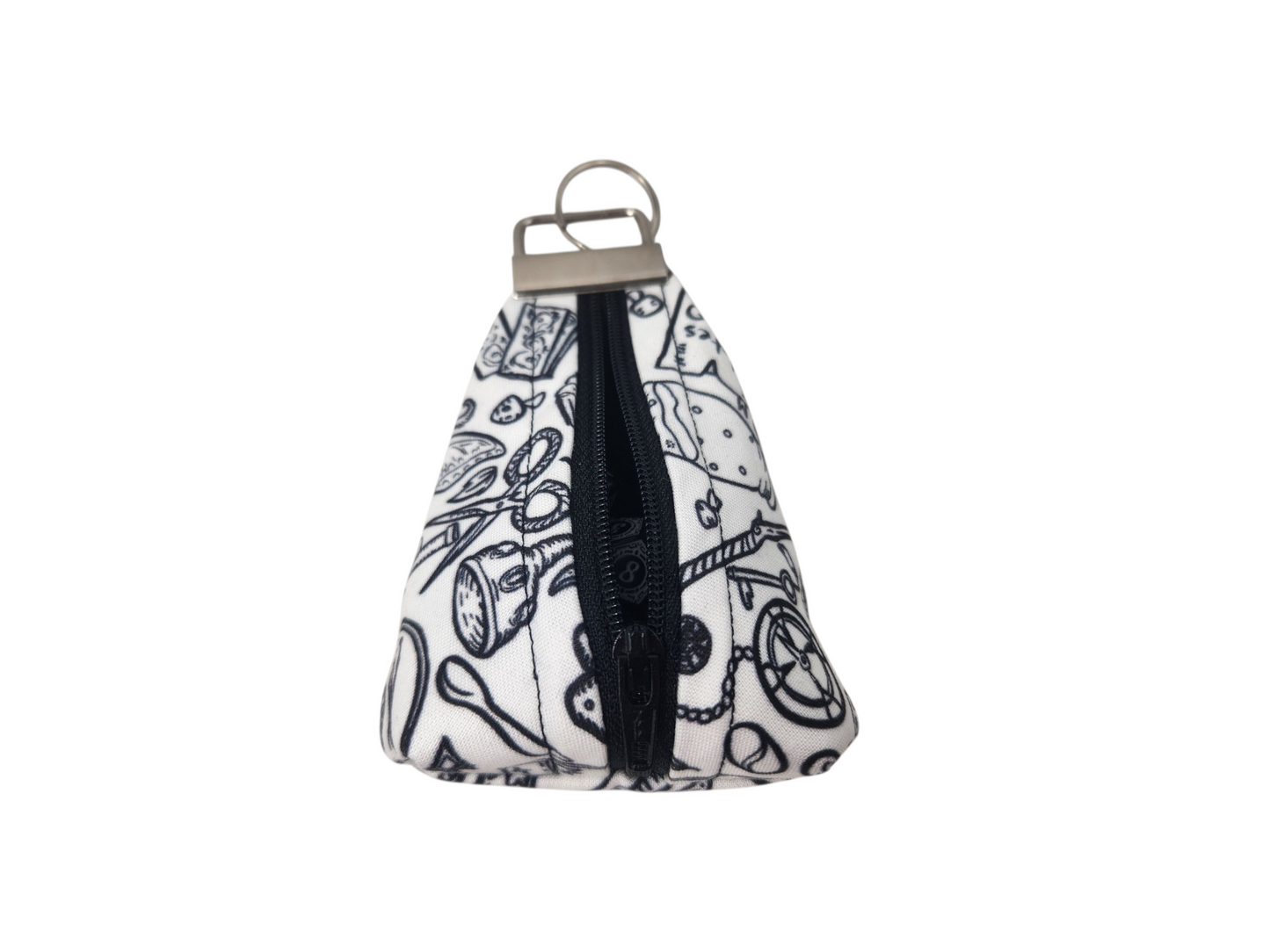 Grab and go small dice pouch with matching dice, treasure themed