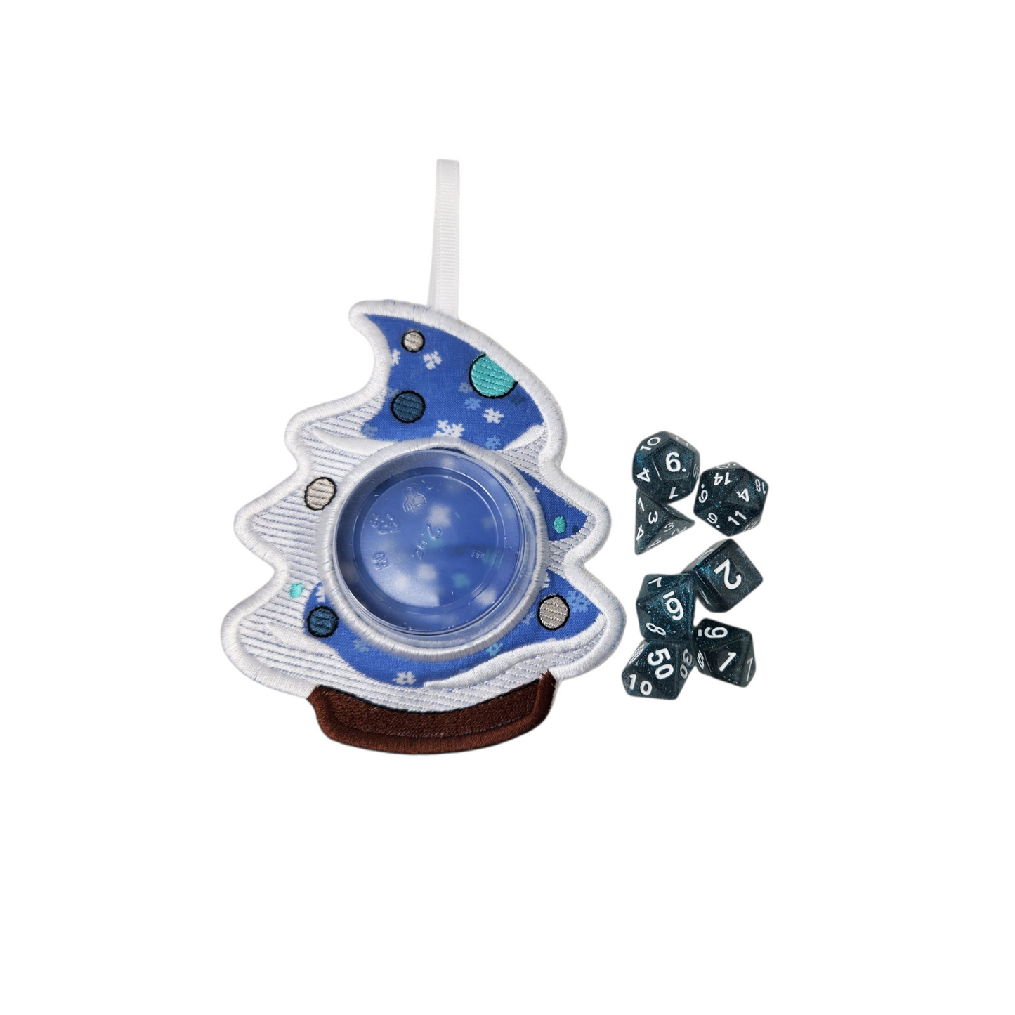 Sparkly Dice Christmas Tree Ornament Gift Set