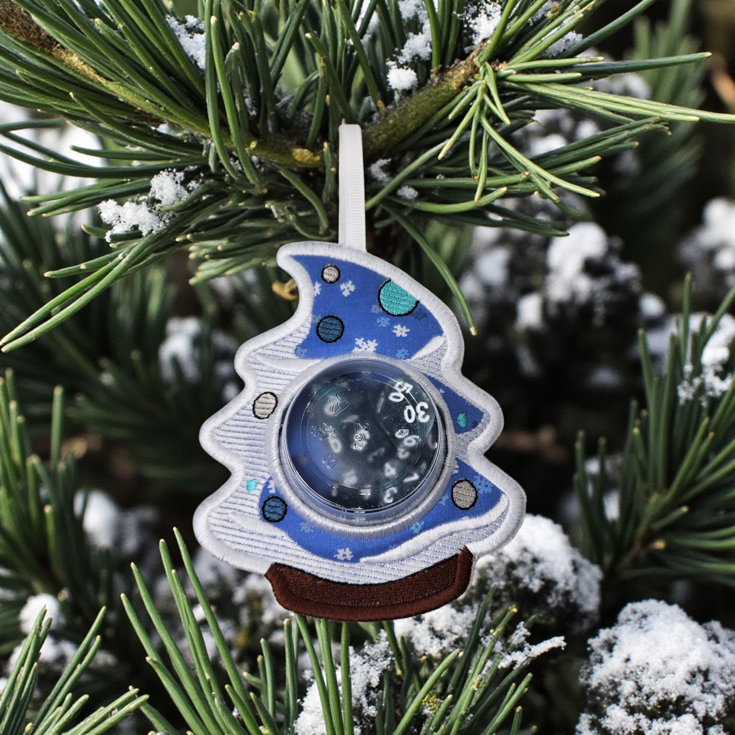 Sparkly Dice Christmas Tree Ornament Gift Set