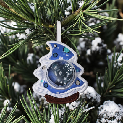 Sparkly Dice Christmas Tree Ornament Gift Set