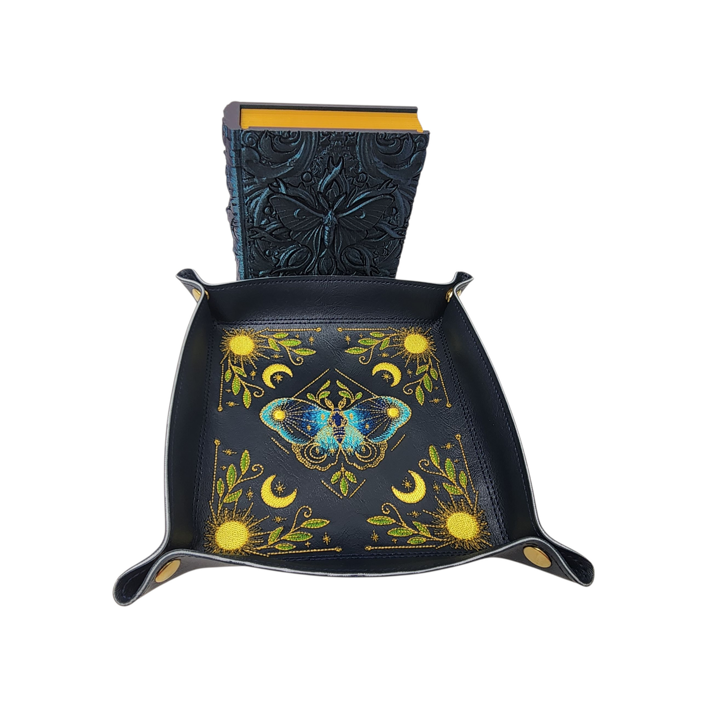 Moth Gift Set - Dice Tray & Tome Container