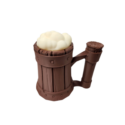 Gamer Gift Set: Bottoms Up Dice Tray &amp; Frothy Mug of Ale