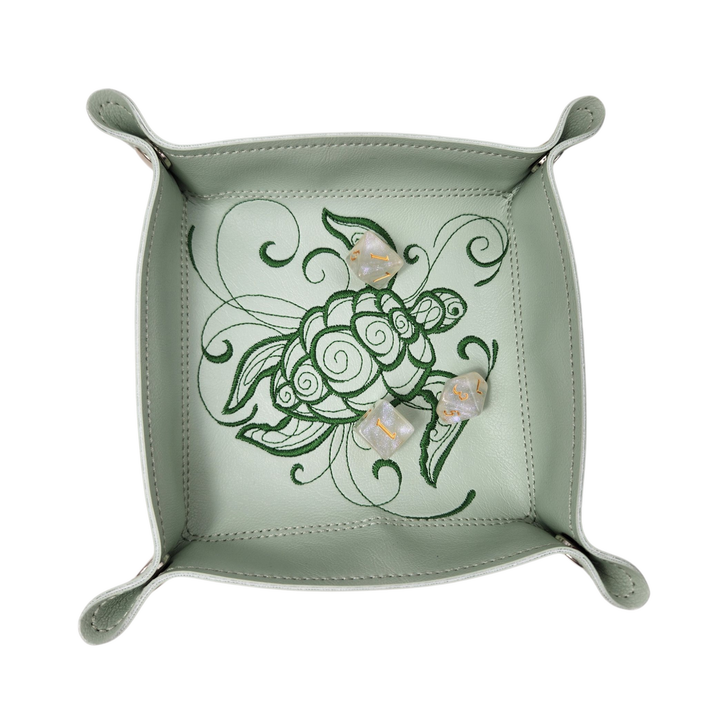 Collapsible Dice Rolling Tray, Sea Turtle