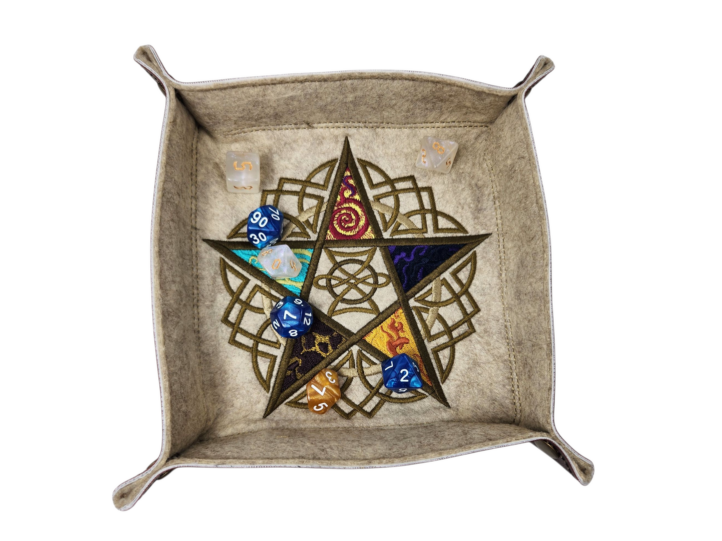 Elements dice tray and potion bottles- gift set