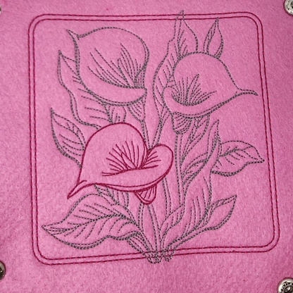 Calla Lily dice mat