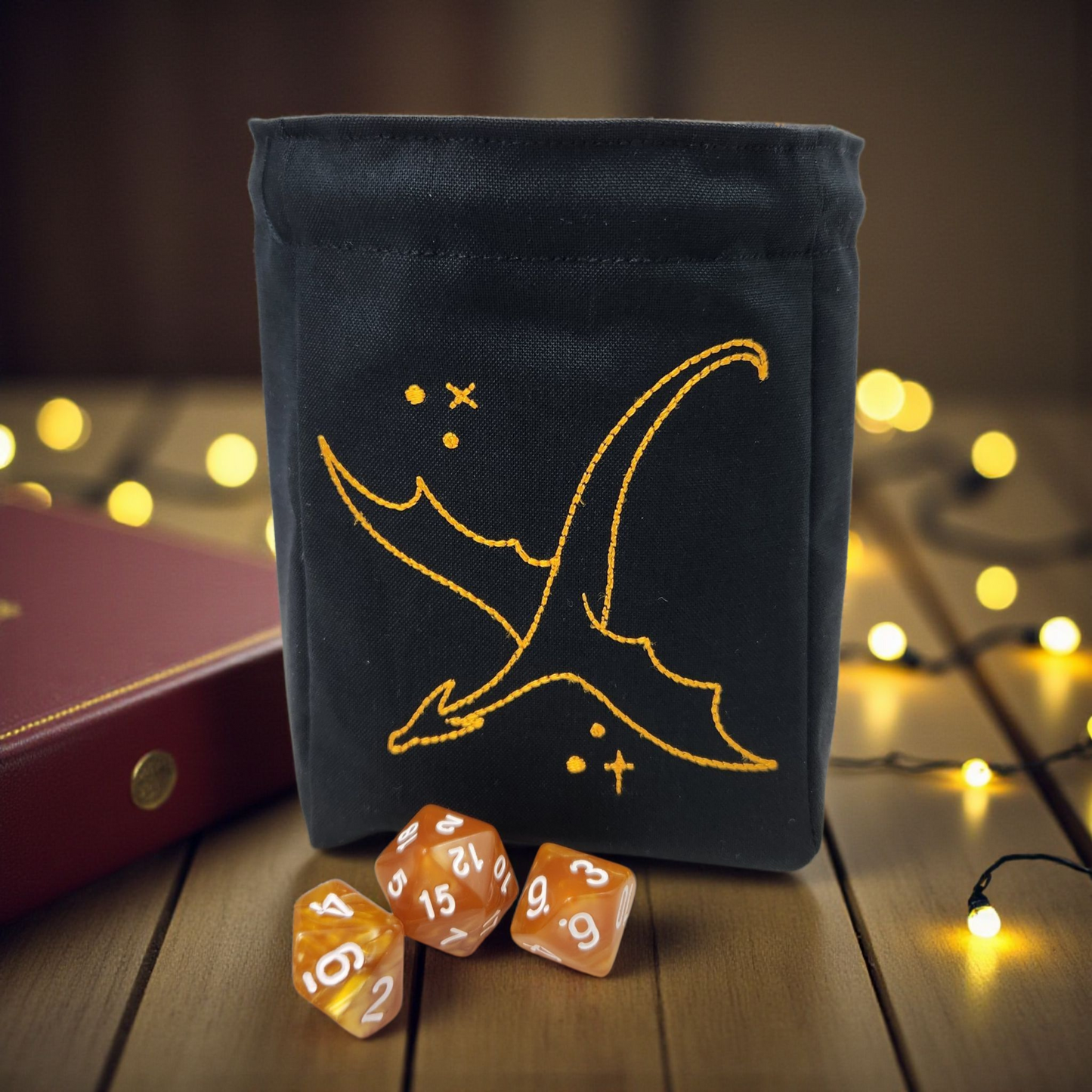 Celestial dragon dice bag