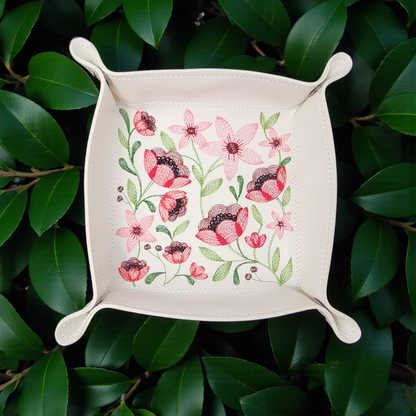 Fall floral dice tray , dnd dice tray, board game accessory, TTRPG