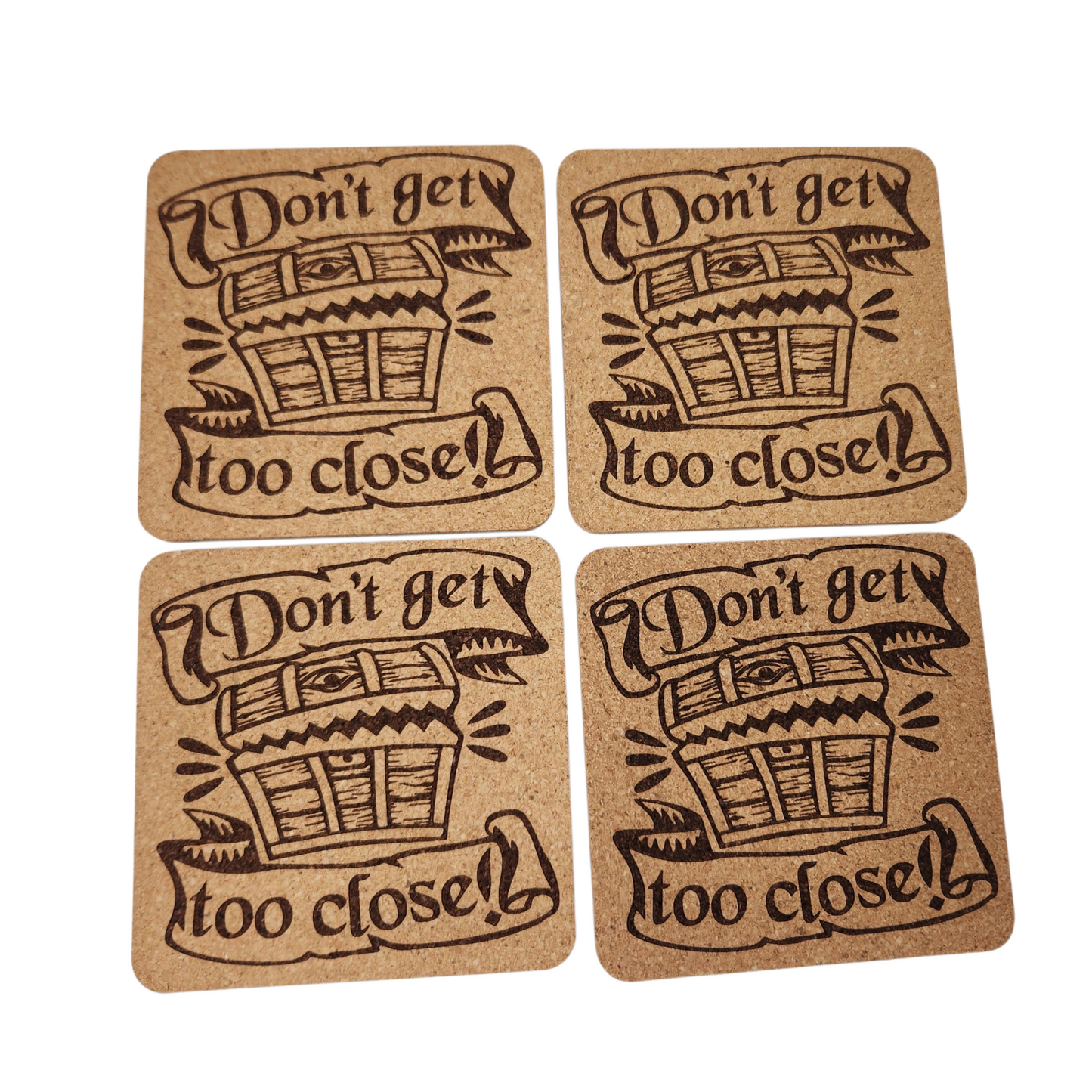 Mimic Cork Cup Coasters
