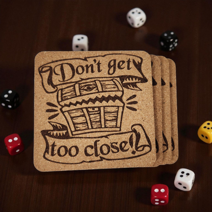 Mimic Cork Cup Coasters